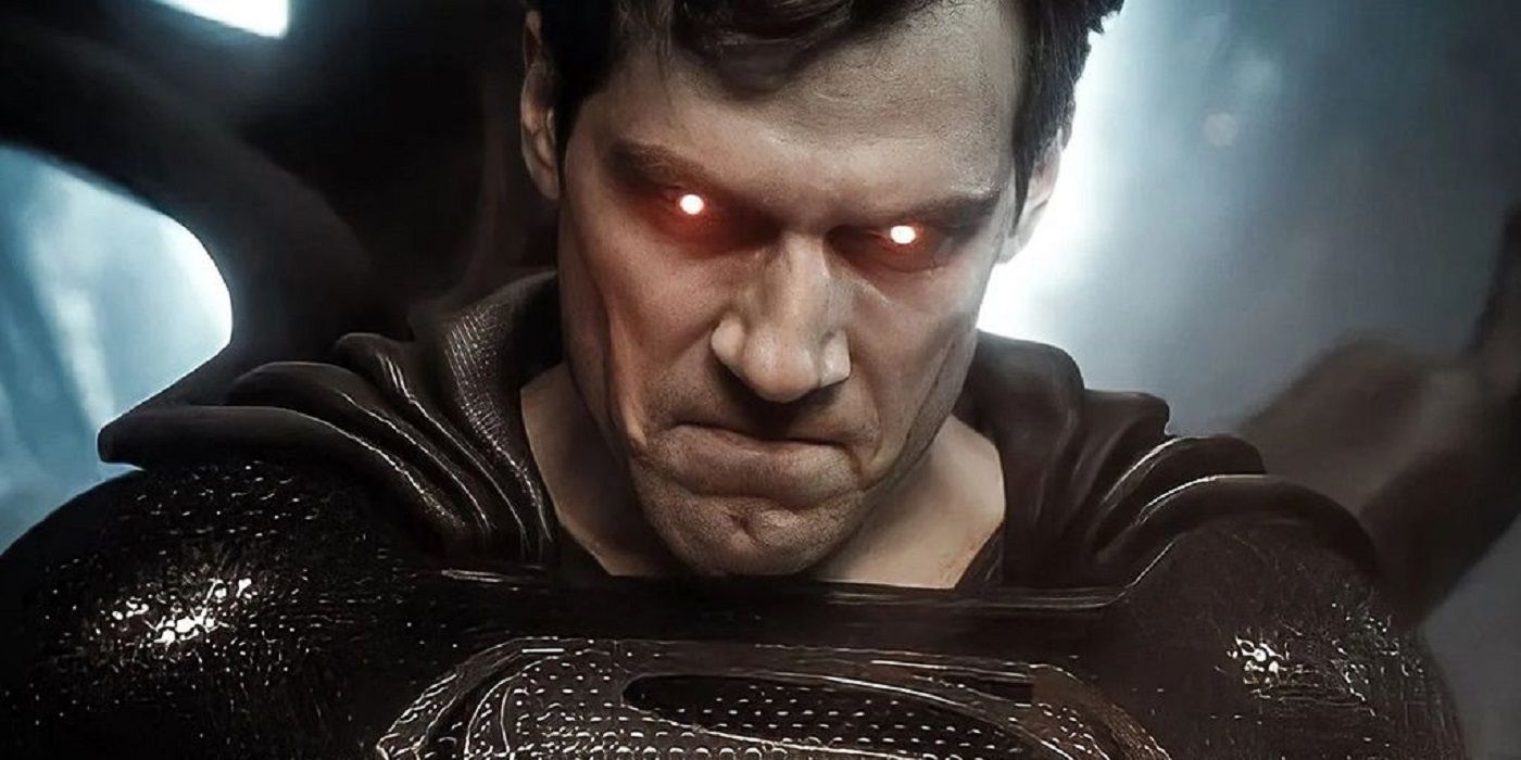 Henry Cavill som Black Suit Superman i Zack Snyders Justice League 