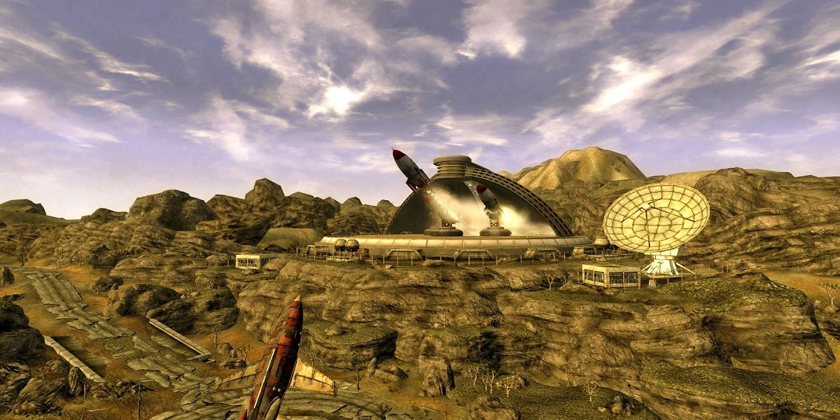 Raketter lanseres på slutten av Come Fly With Me, Fallout New Vegas