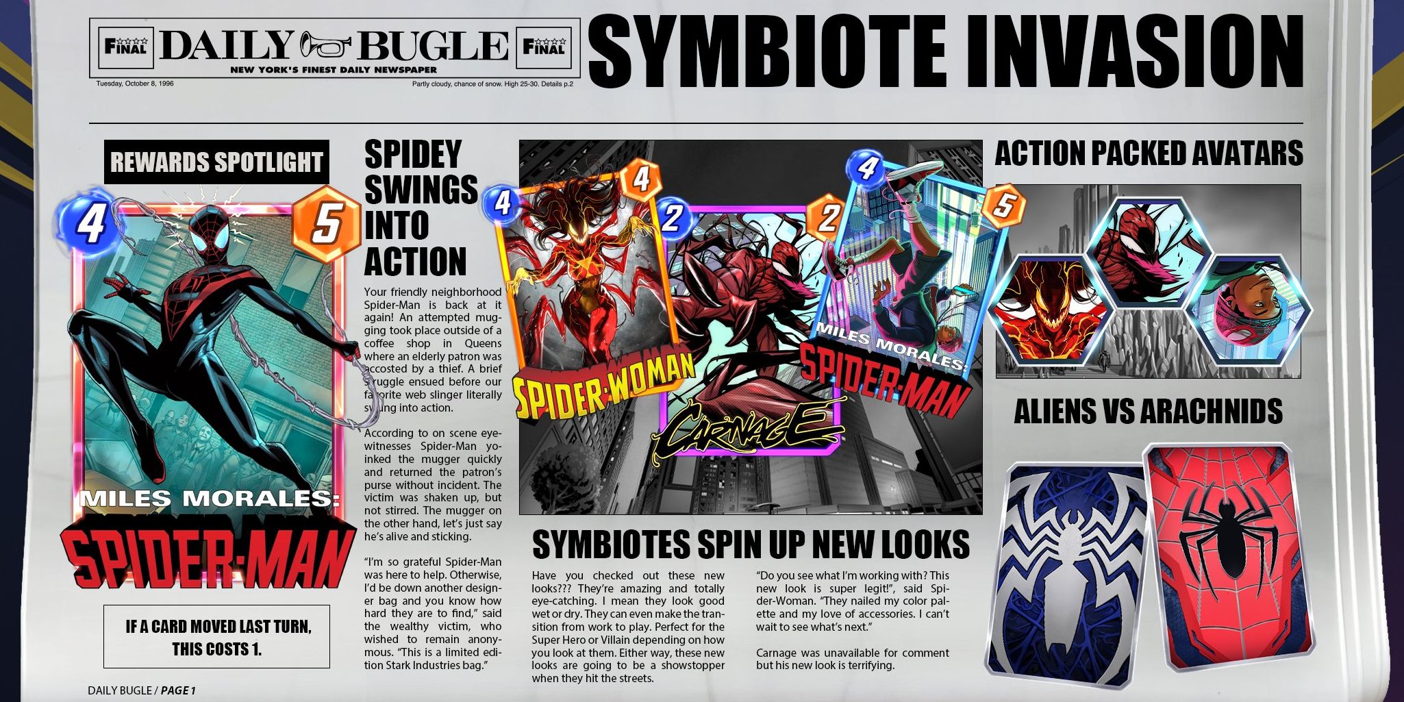 Symbiote Invasion Headline