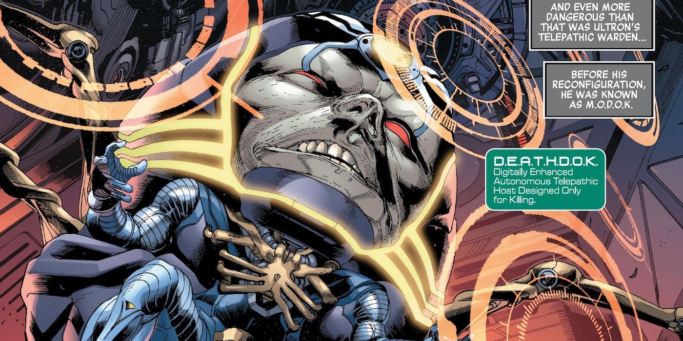 Savage Avengers fusjonerer MODOK med Deathlok