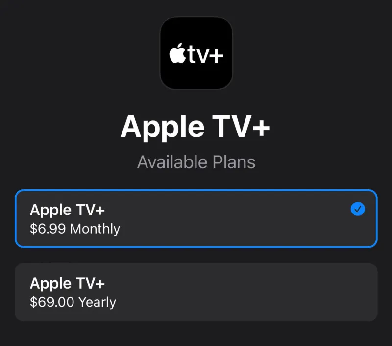 AppleTV+-priser
