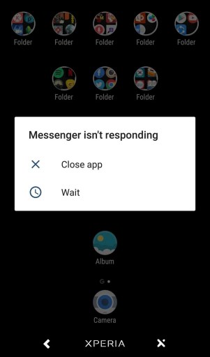 Messenger svarer ikke