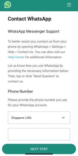 Denne kontoen har ikke lov til å bruke WhatsApp