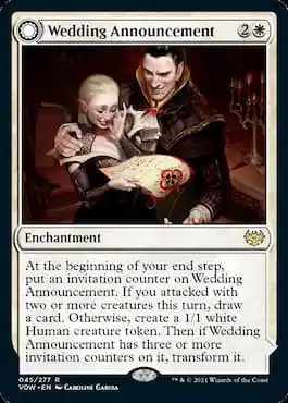 Wedding Announcement, et kort fra Magic: The Gathering.