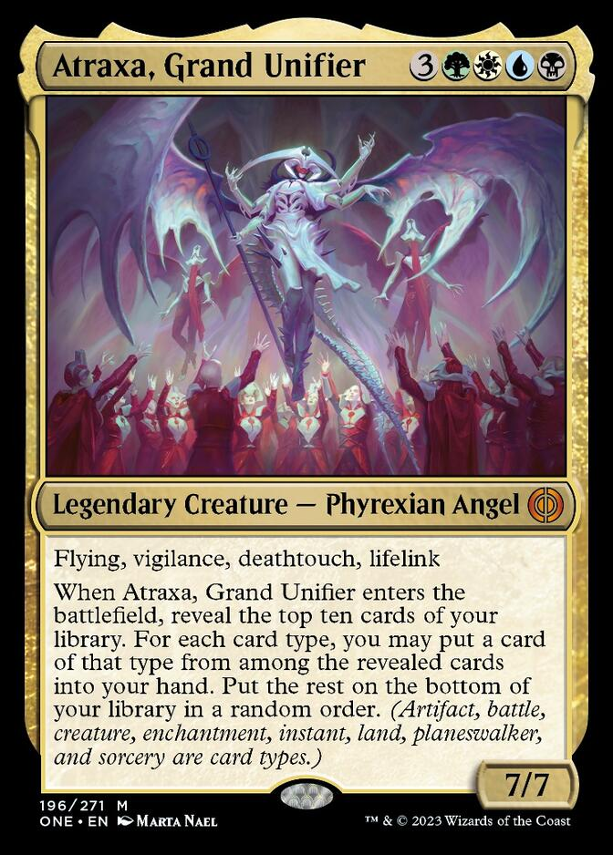 Atraxa, Grand Unifier, et kort fra Magic: The Gathering.