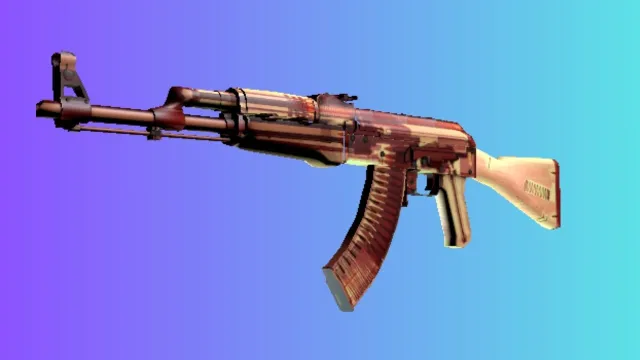 En AK-47 med en 