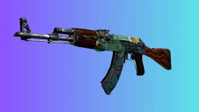 En AK-47 med et 